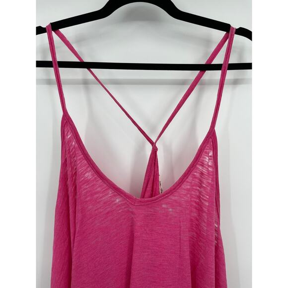 We The Free Pink Sandy Tank Top Sleeveless Relaxed Fit Women's Size Medium NEW - Picture 3 of 11